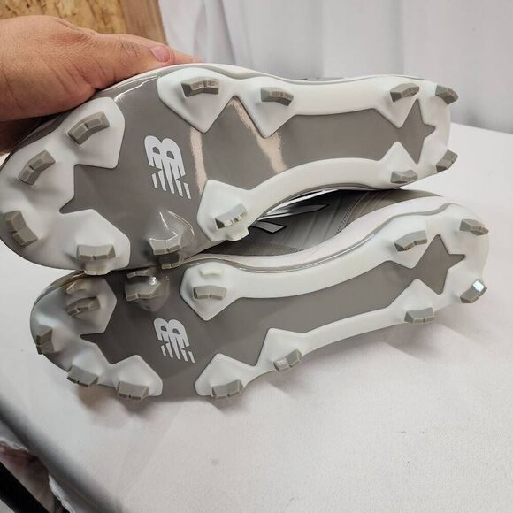 NEW New Balance 4040v5 Mens Size 16 L4040TG5 Grey/White Metal Baseball Cleats - Picture 8 of 10